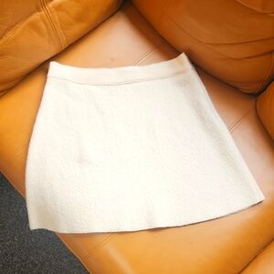 Elegant Wool Women's  mini Skirt